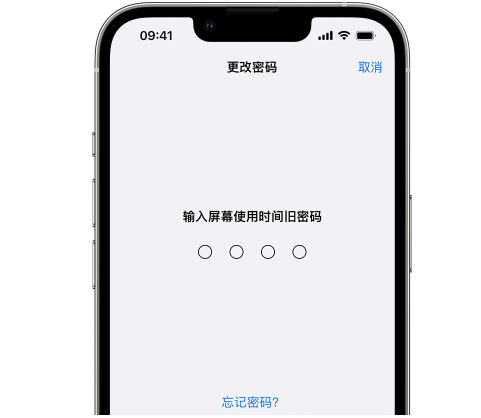 兴国iPhone屏幕维修分享iPhone屏幕使用时间密码忘记了怎么办 