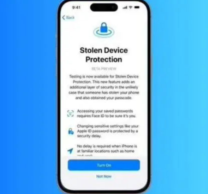 兴国苹果授权维修店分享被盗设备保护功能开启方法
