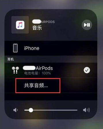 兴国苹果14音频维修点分享iPhone14音频共享设置方法 