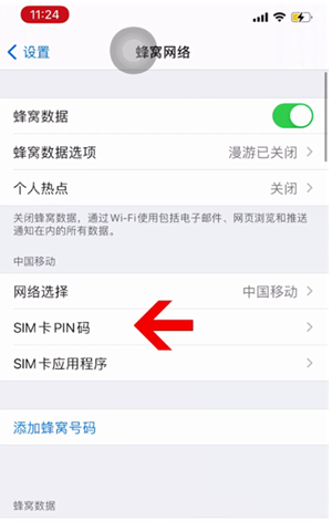 兴国苹果14维修网分享如何给iPhone14的SIM卡设置密码 