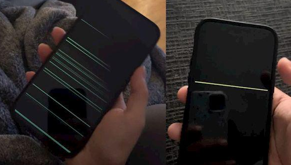 兴国苹果14维修分享iPhone 14 Pro 屏幕有细横线怎么办 