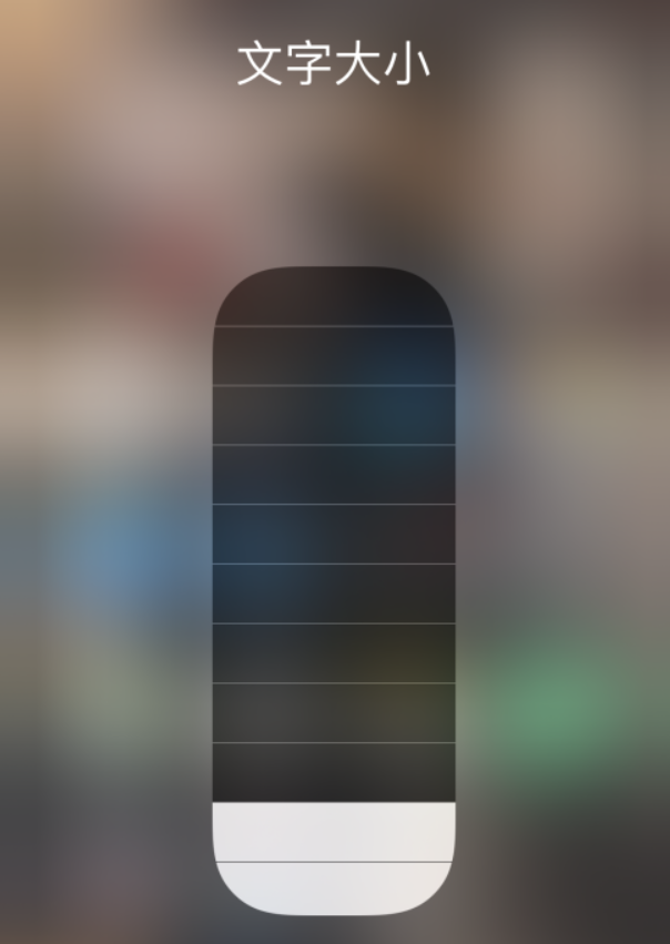 兴国苹果手机维修分享小技巧：在 iPhone 控制中心快速调节字体大小 