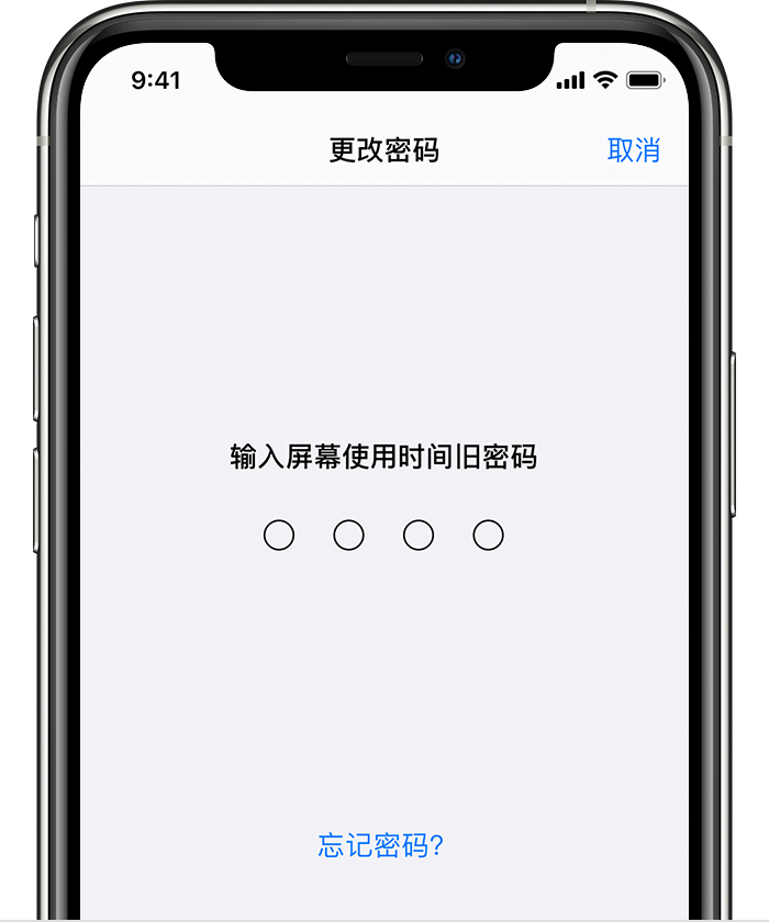 兴国苹果手机维修分享iOS 14 忘记屏幕使用时间密码怎么办 